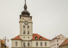 Žatec  Městský úřas s radniční věží. : architektura