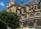 Forum les Halles  kostel st. Eustache : architektura, kostel, kostel Saint-Eustache