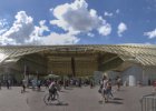 Paříž 2017  nové Fórum des Halles : Paříž 2017, architektura, forum les Halles, panorama