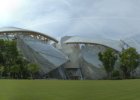 Paříž 2017  budova nadace Luise Vuittona (Louis Vuitton Foundation) : Paříž 2017, architektura, panorama