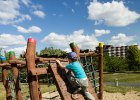 park Parukářka  hřiště : Praha, architektura, dětské hřiště, park, park Parukářka